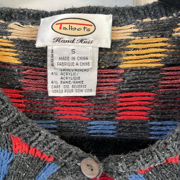 Talbots Hand Knit Sweater size S - Picture 2 of 3